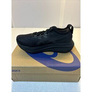Asics Gel-Nimbus 27 Black Graphite Grey Women Size 6.5 Wide New in Box